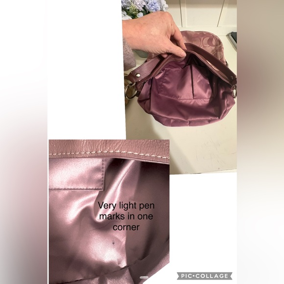 Coach Zoe Optic Signature Large Hobo Handbag Ex Cond FIRM RESERVED - Picture 11 of 11